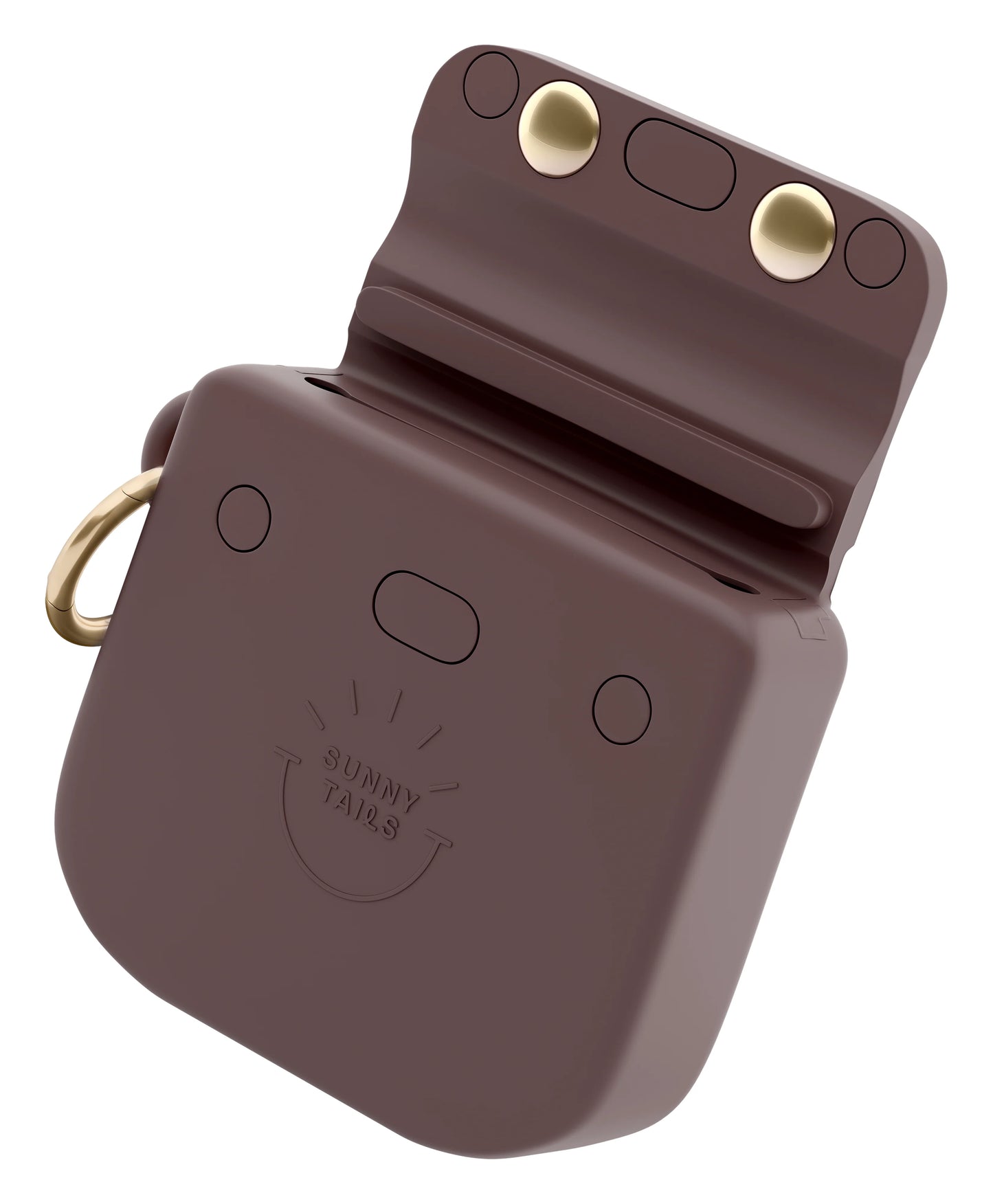 Espresso Brown Snap Dog Treat Pouch