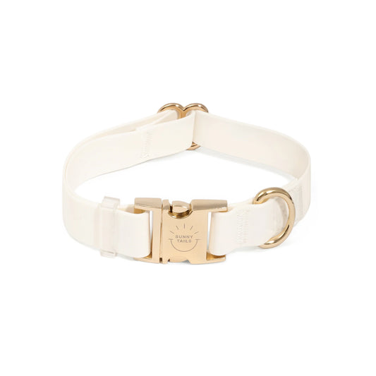 Cloud White Waterproof Dog Collar