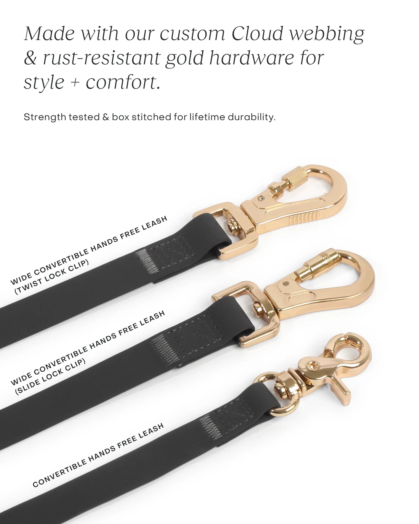 Lunar Glow 4-in-1 Convertible Hands Free Cloud Dog Leash