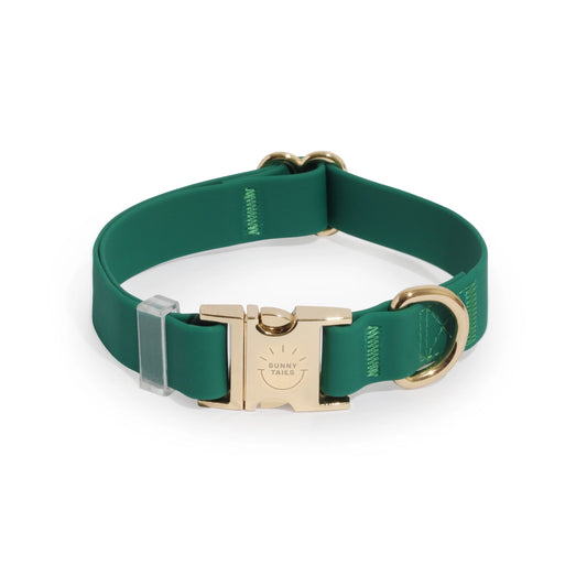 Meadow Green Waterproof Dog Collar